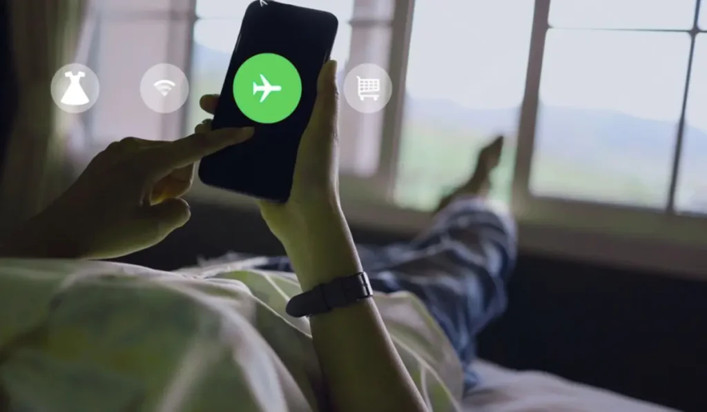 Turn airplane mode on off